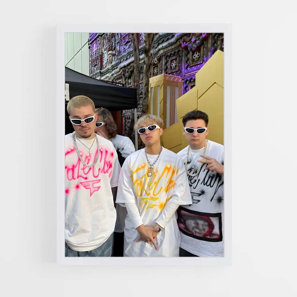 Poster Faze Crew – affiche Esports (vue 3)